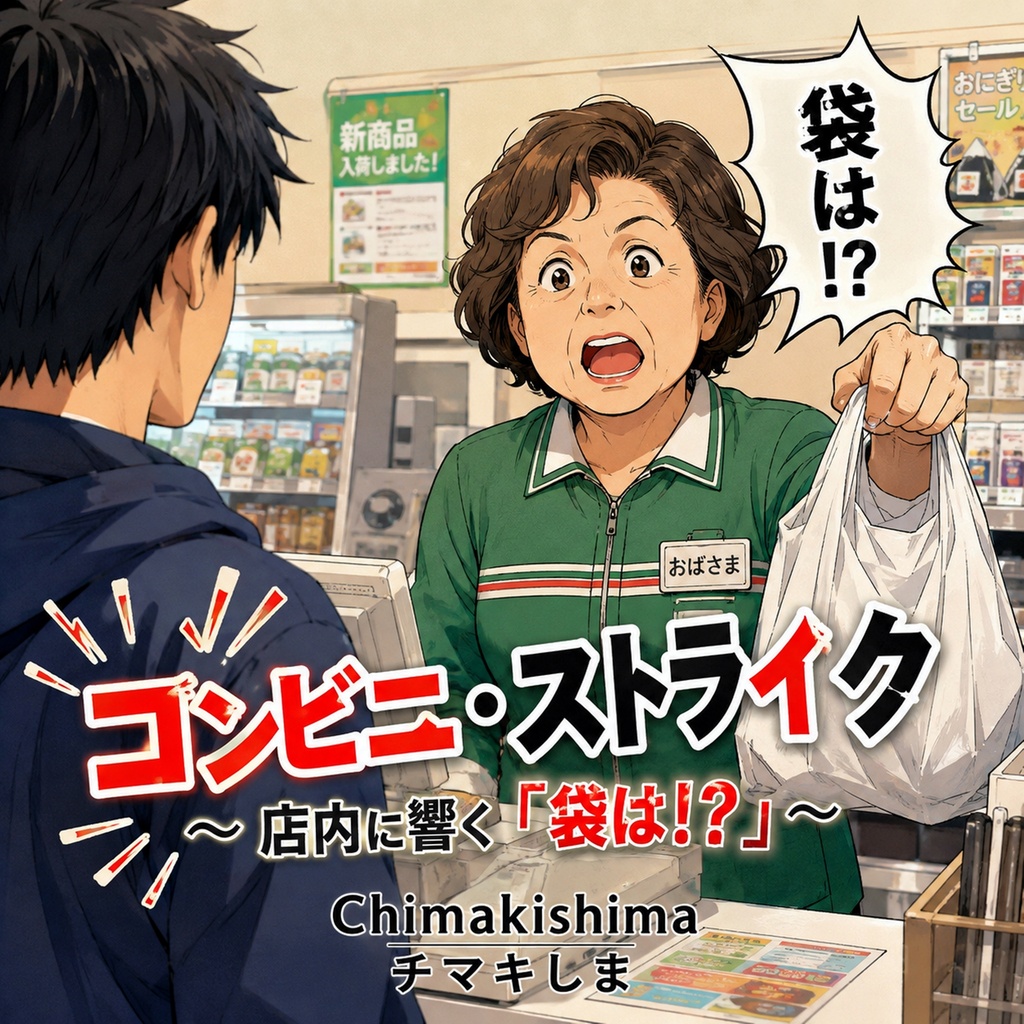 【Free DL】コンビニ・ストライク 〜店内に響く「袋は!?」〜