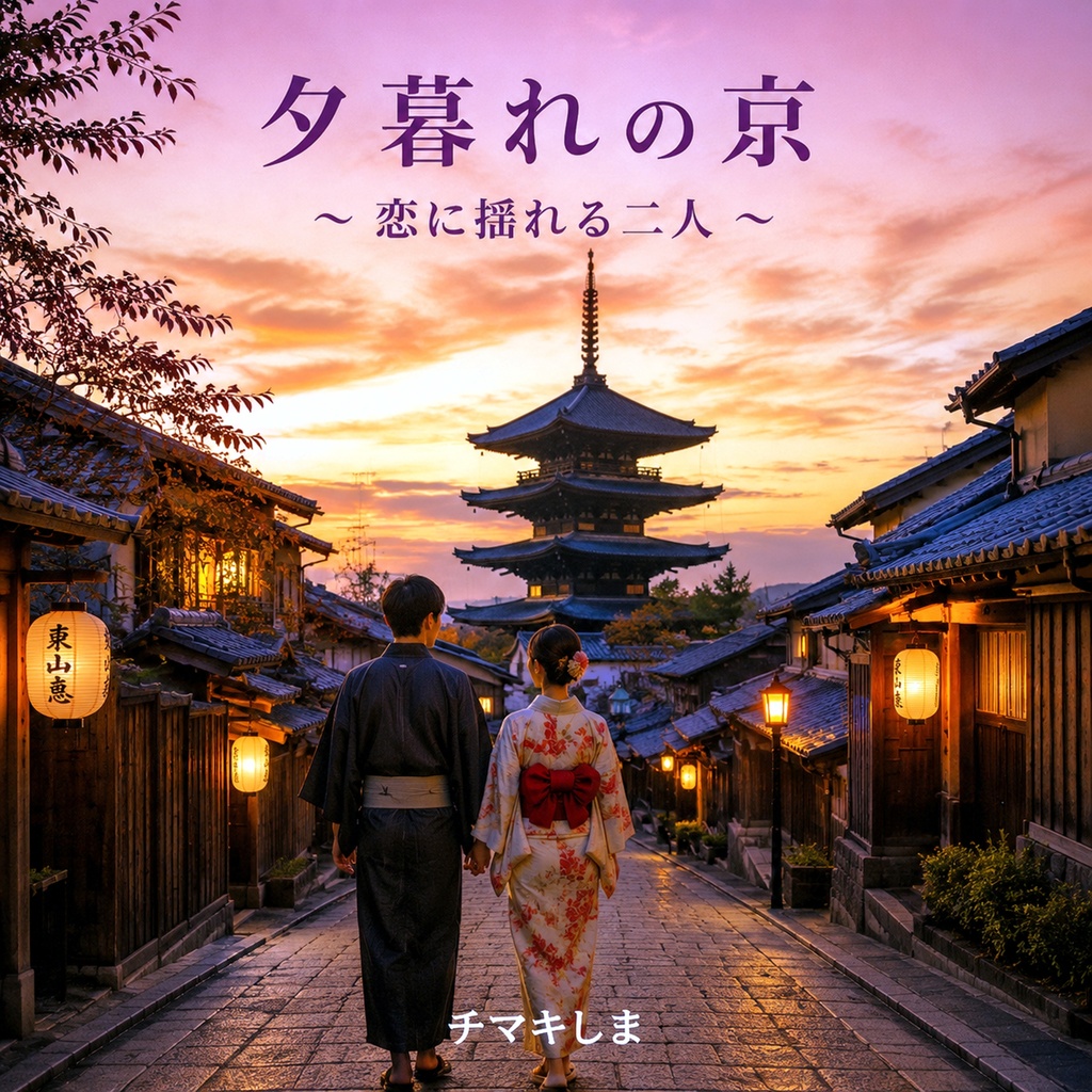 【Free DL】夕暮れの京 ~ 恋に揺れる二人 ~