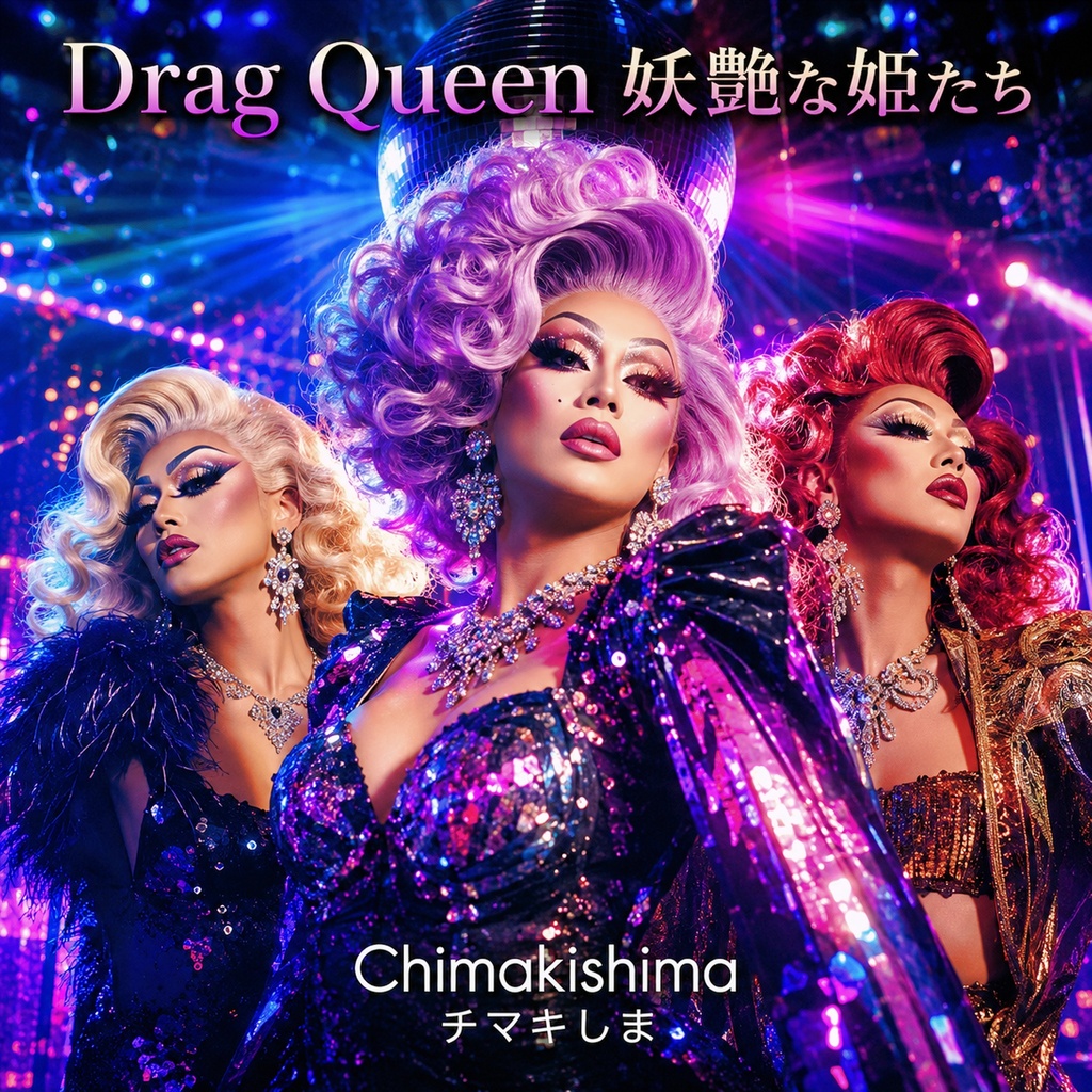 【Free DL】Drag Queen 妖艶な姫たち