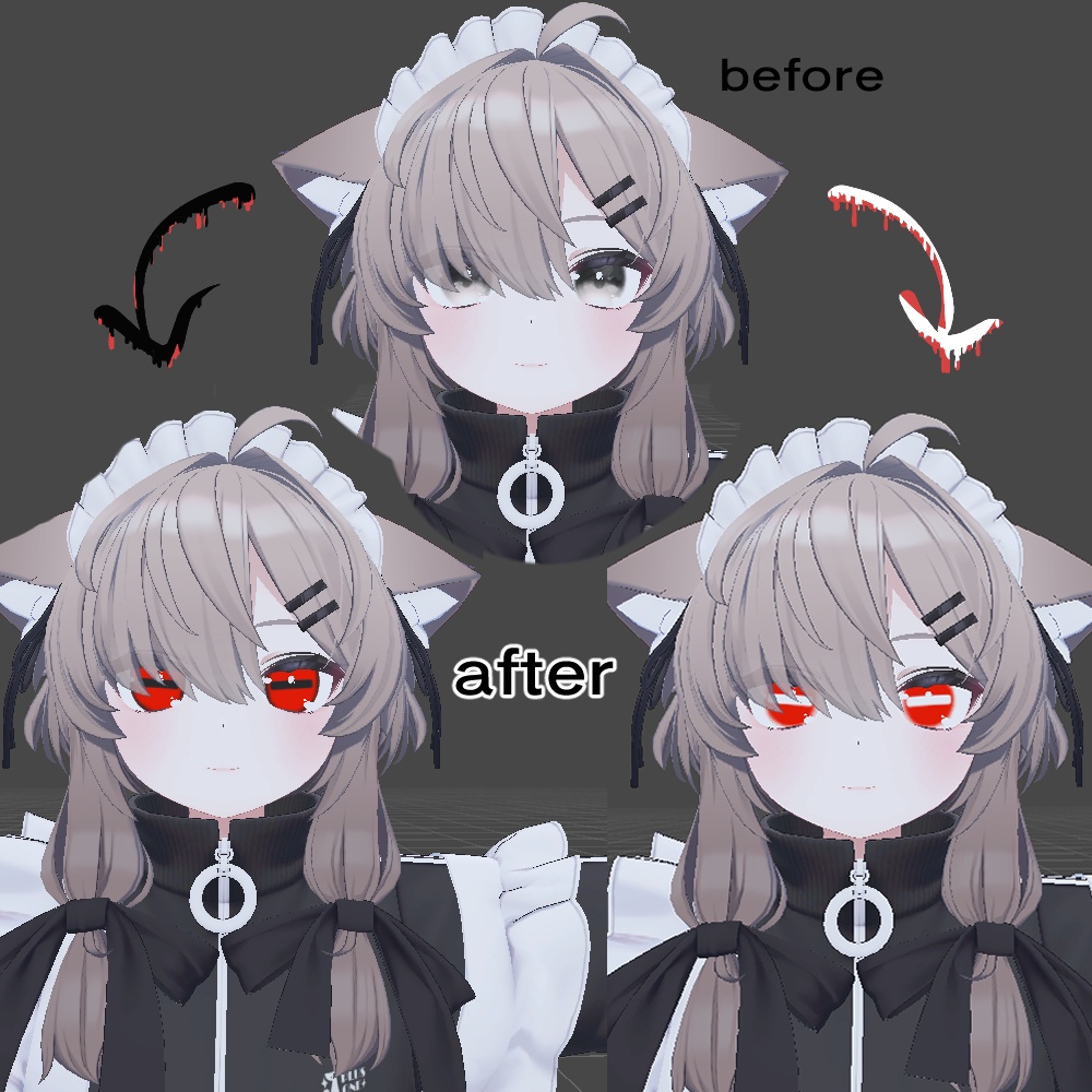 【真冬対応】アイテクスチャ ヤギのメェー ブラック&ホワイト