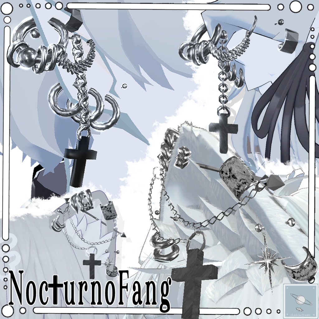 【販売記念セール~8/19】【９アバター対応】Noc✞urnoFang　【全アバター可】