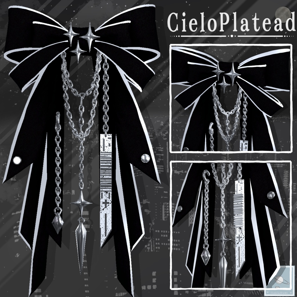 【✨リリース記念セール ALL 1200円→900円 ~10/5】CieloPlatead【5アバター対応、全アバター可】