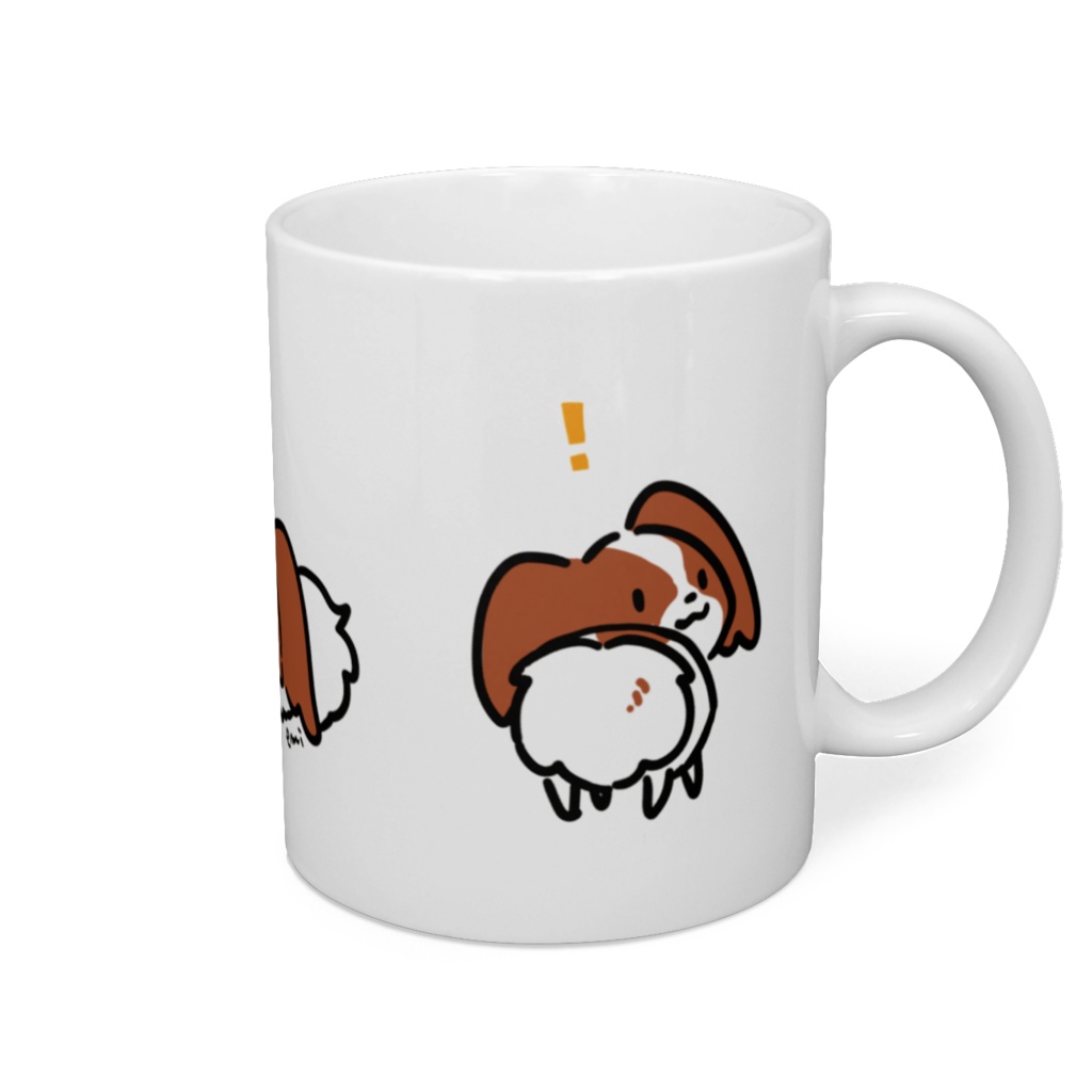 マグカップ(パピヨン)