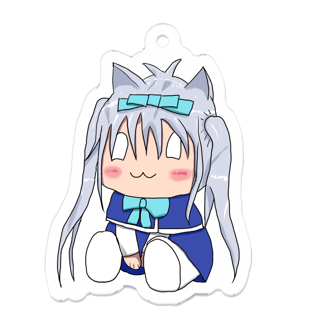 蒼狗なるみアクリルキーホルダー(ディフォルメ)