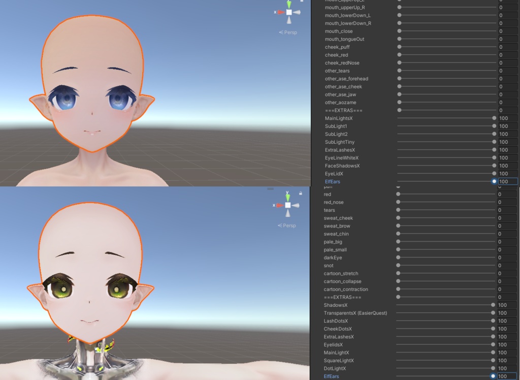 Season 1: Shizuku+Merotron+Bananachan - Face Tracking Add-on