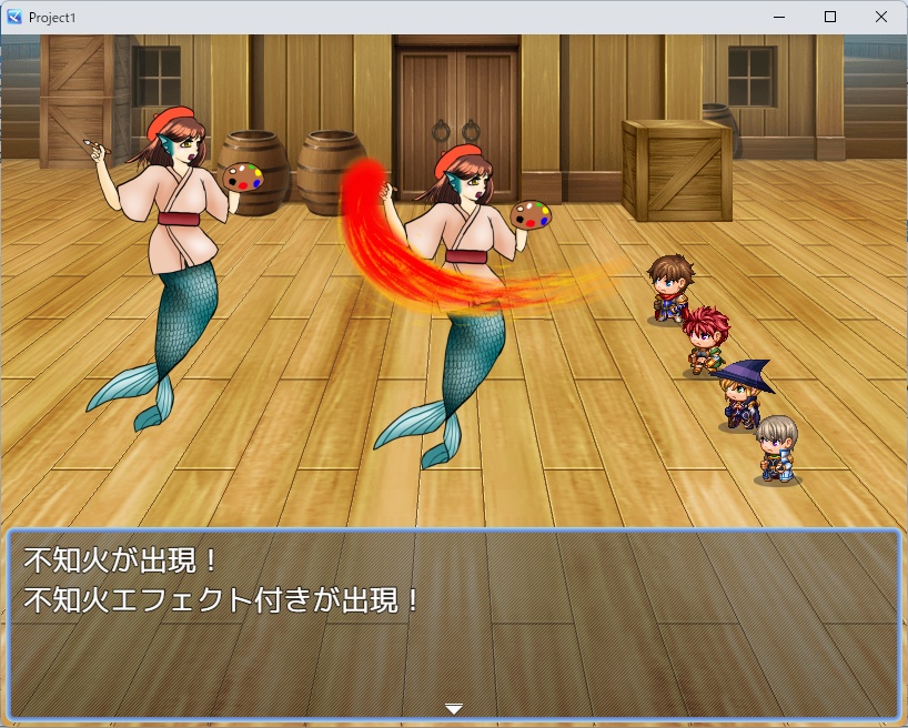 人魚画家エネミー素材画像集