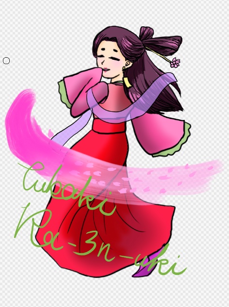 天女エネミー画像素材