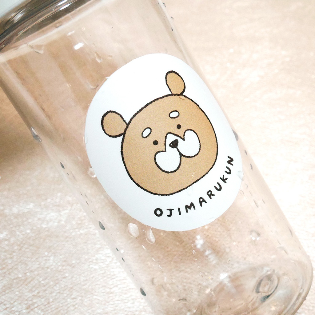 耐水ステッカー【まるいおじまるくん】