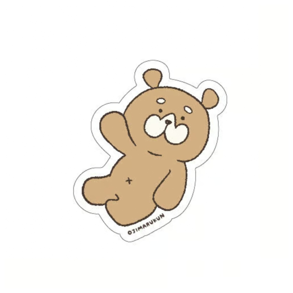 耐水マットステッカー【おじまるくん】