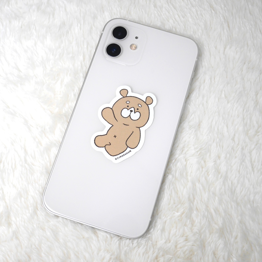 耐水マットステッカー【おじまるくん】