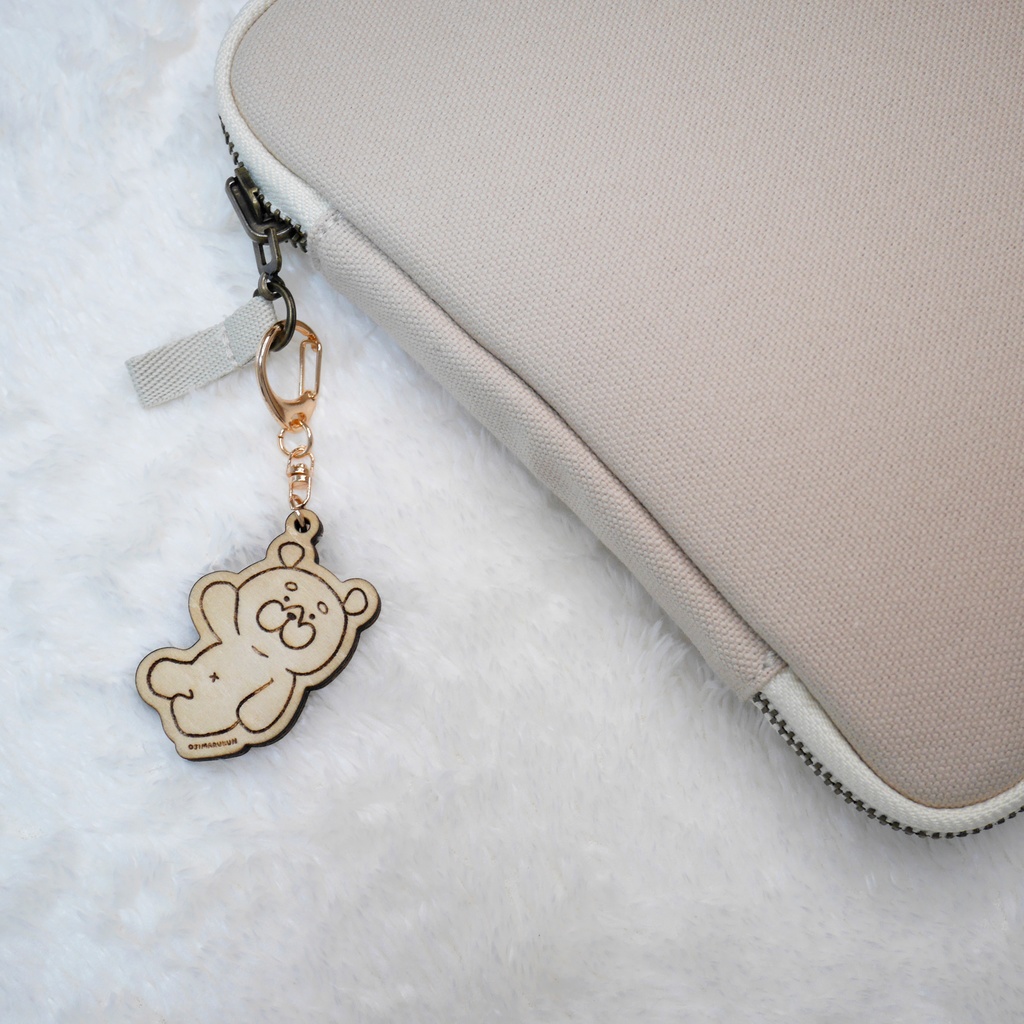 【木製】おじまるくんキーホルダー