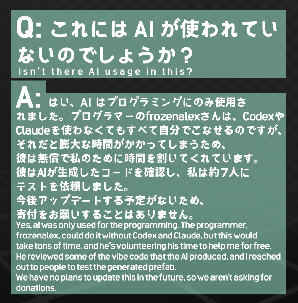 Avatar Image Gallery アバター画像ギャラリー fake VRC+ print
