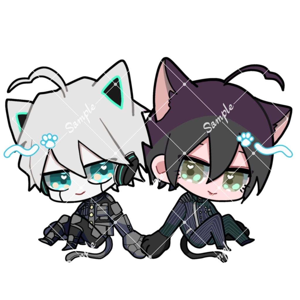 オーロラアクリルキーホルダー