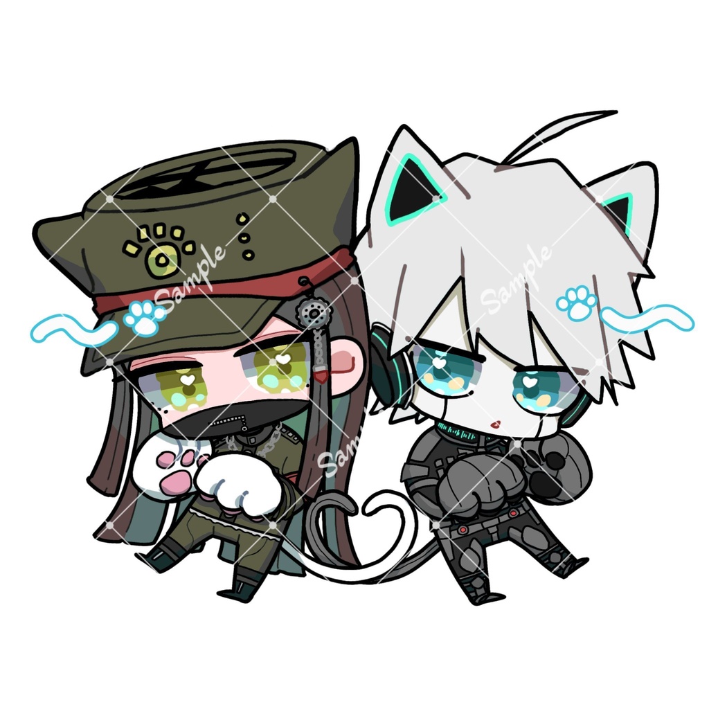 オーロラアクリルキーホルダー