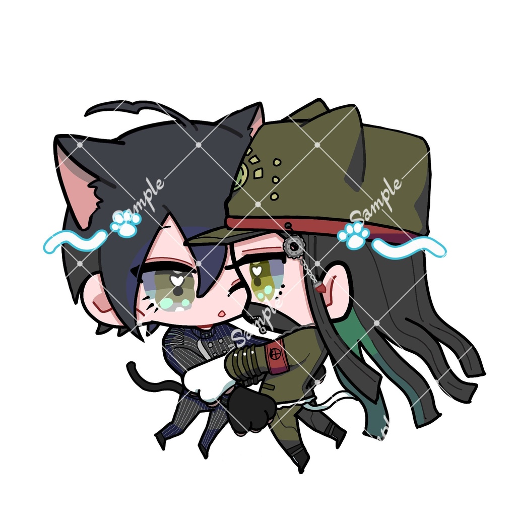 オーロラアクリルキーホルダー