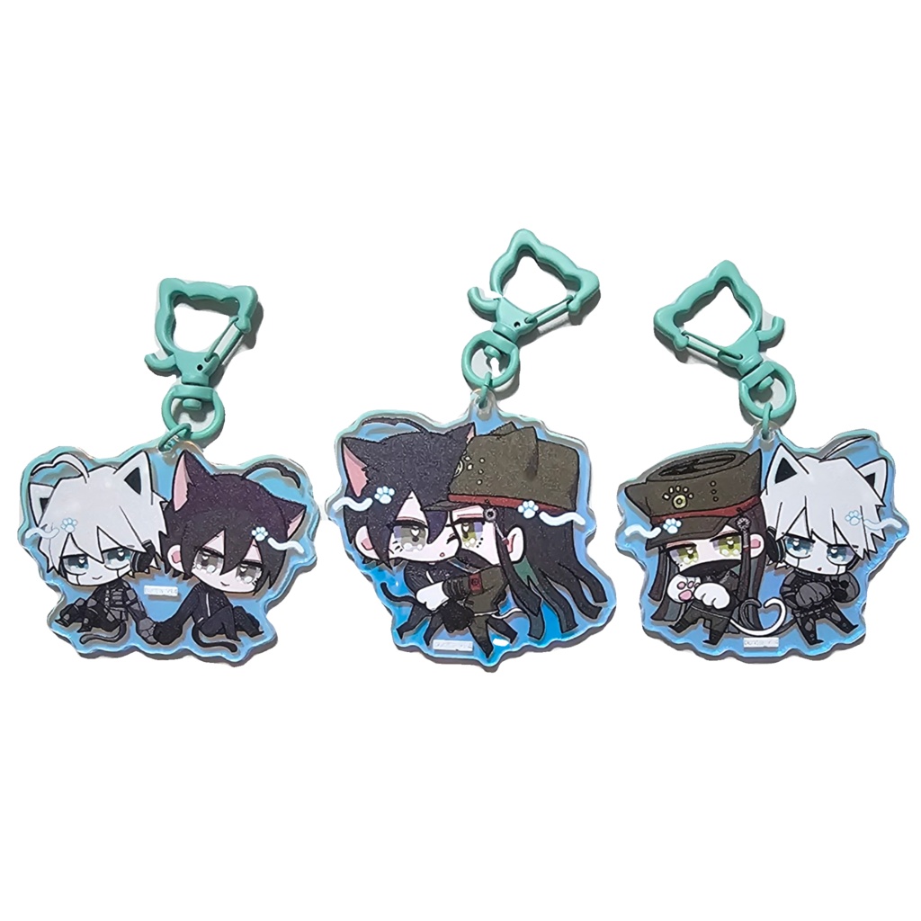 オーロラアクリルキーホルダー