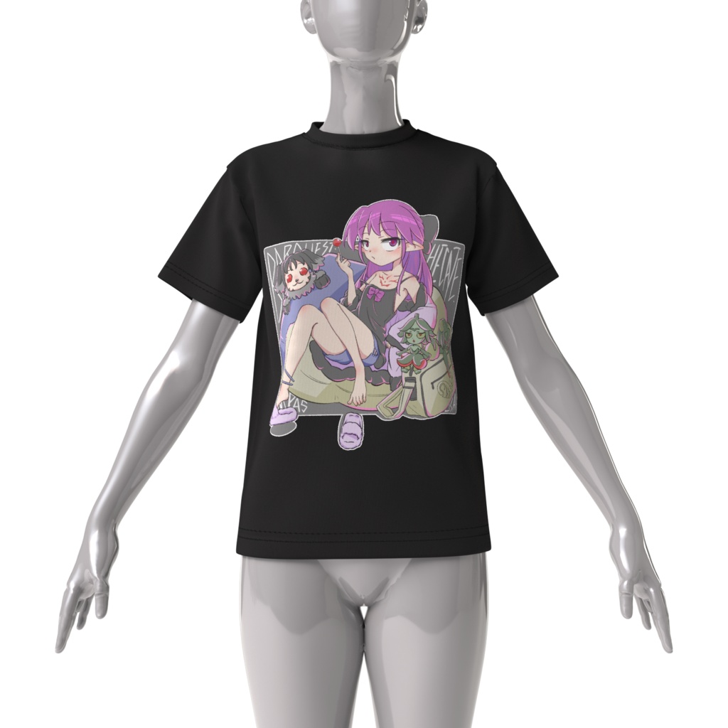 【SHRIFT】ヘカーテ様Tシャツ(黒)