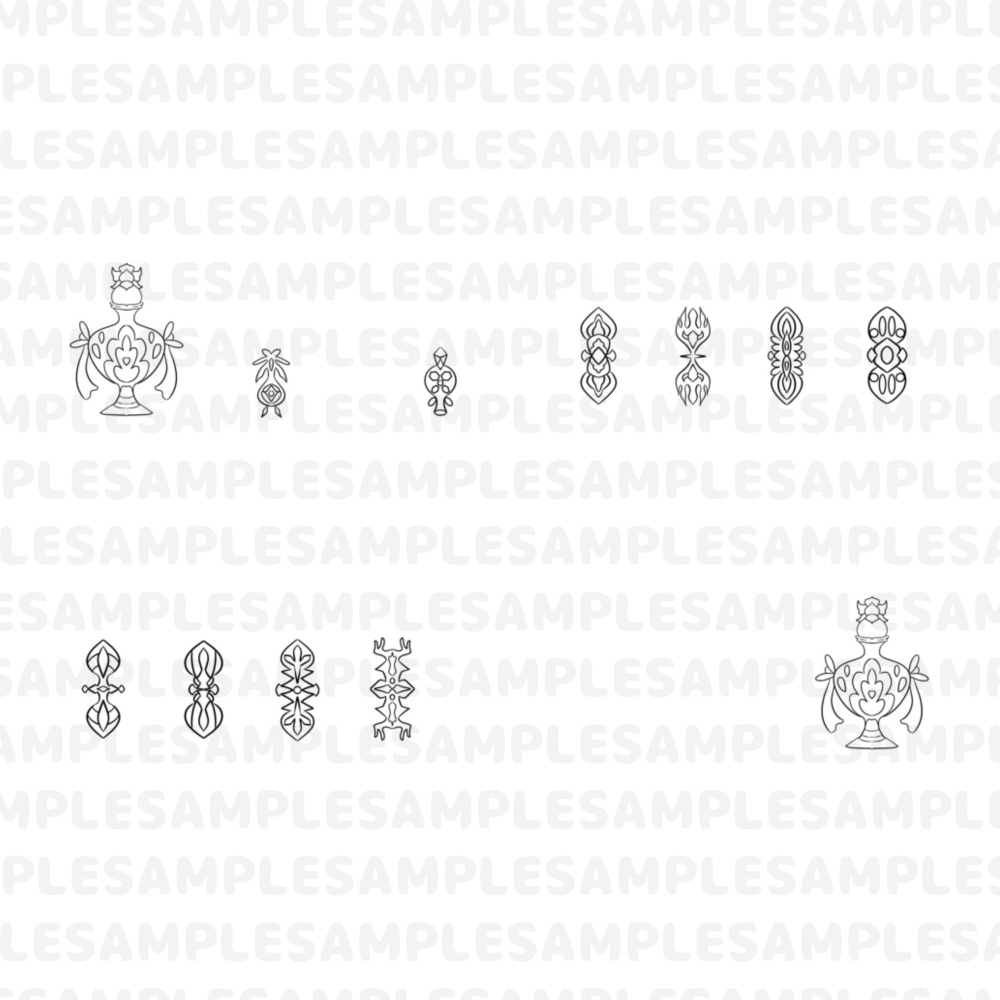 【線対胎蔵曼荼羅ぬりえ】蘇悉地院