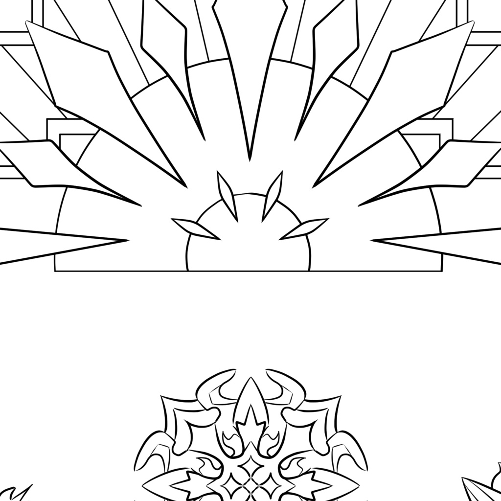 【ダウンロード】線対薬師瑠璃光曼荼羅 全5種