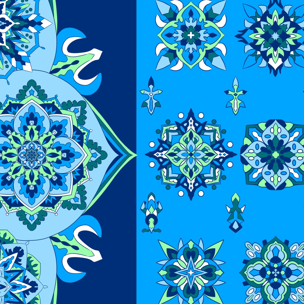 【ポストカード】線対胎蔵曼荼羅《彩色》豪華版 全6種