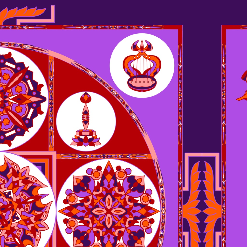 【ポストカード】線対金剛界曼荼羅《彩色》豪華版 全6種