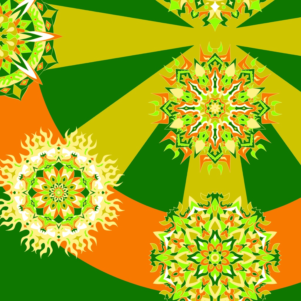 【ポストカード】線対十忿怒尊曼荼羅《彩色》豪華版 全6種