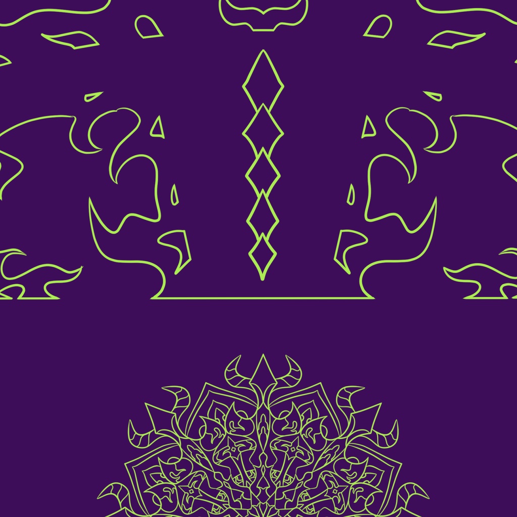 【ポストカード】線対十忿怒尊曼荼羅 全4種