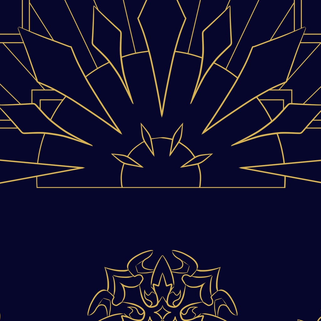 【ポストカード】線対薬師瑠璃光曼荼羅 全4種