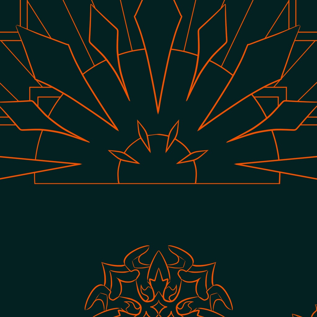 【ポストカード】線対薬師瑠璃光曼荼羅 全4種