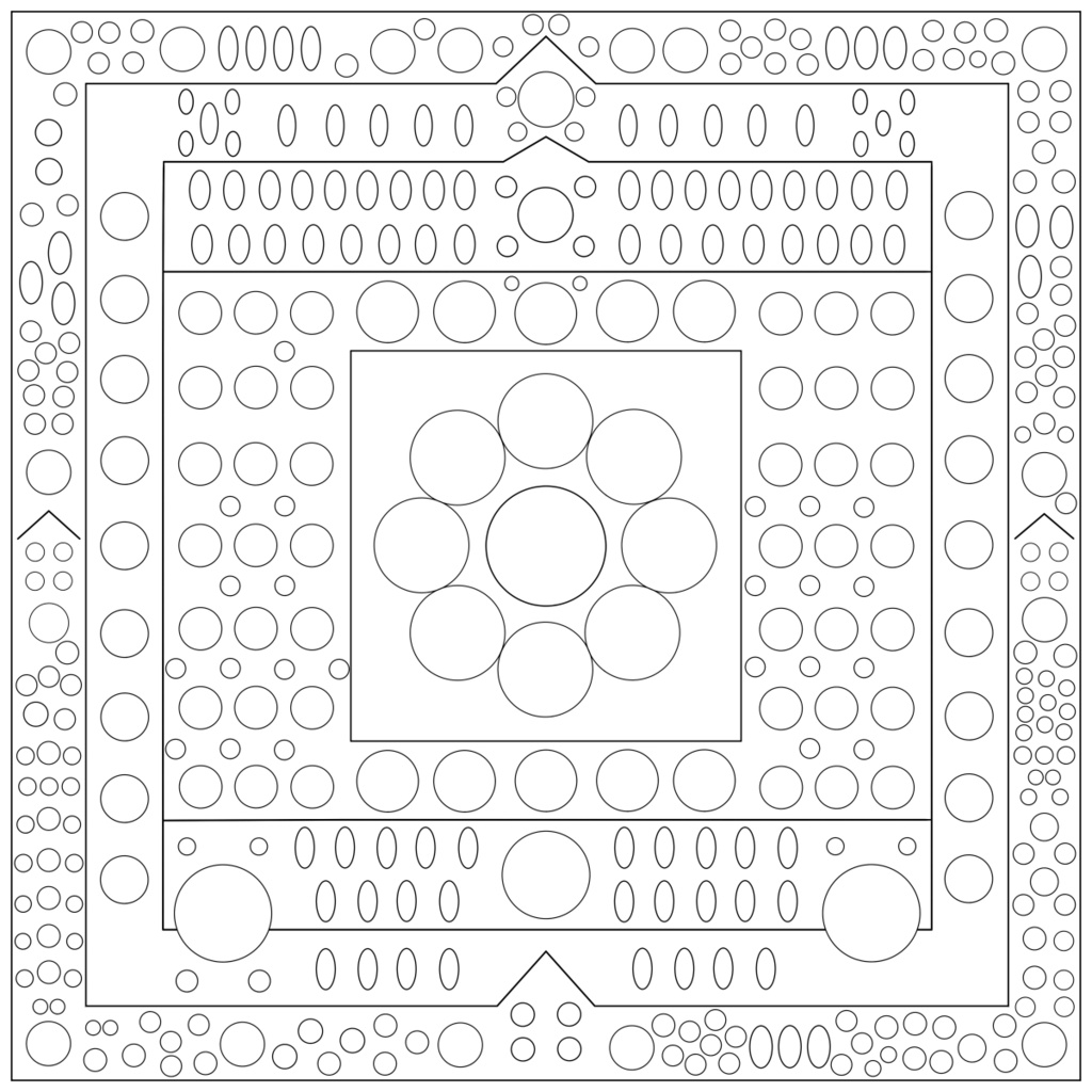 胎蔵曼荼羅テンプレート