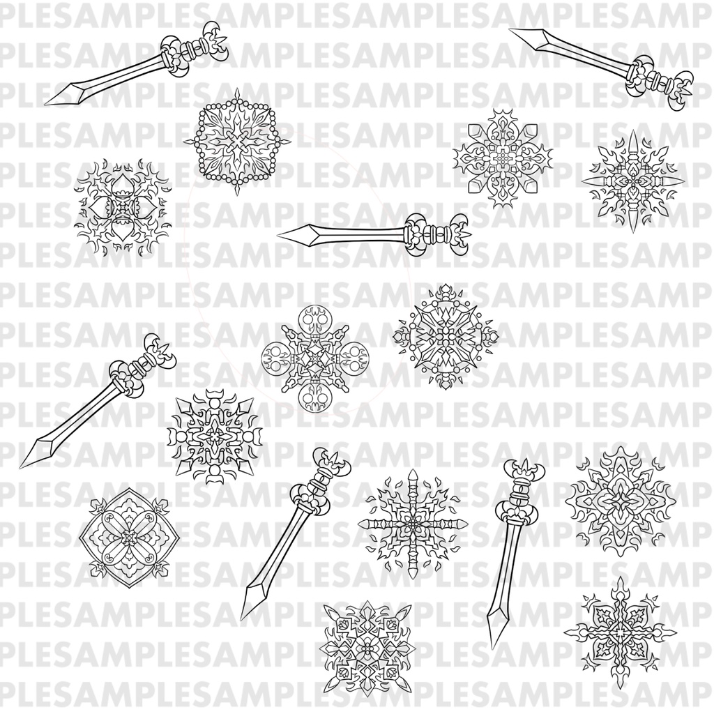 【ダウンロード】線対不動明王曼荼羅ぬりえセット