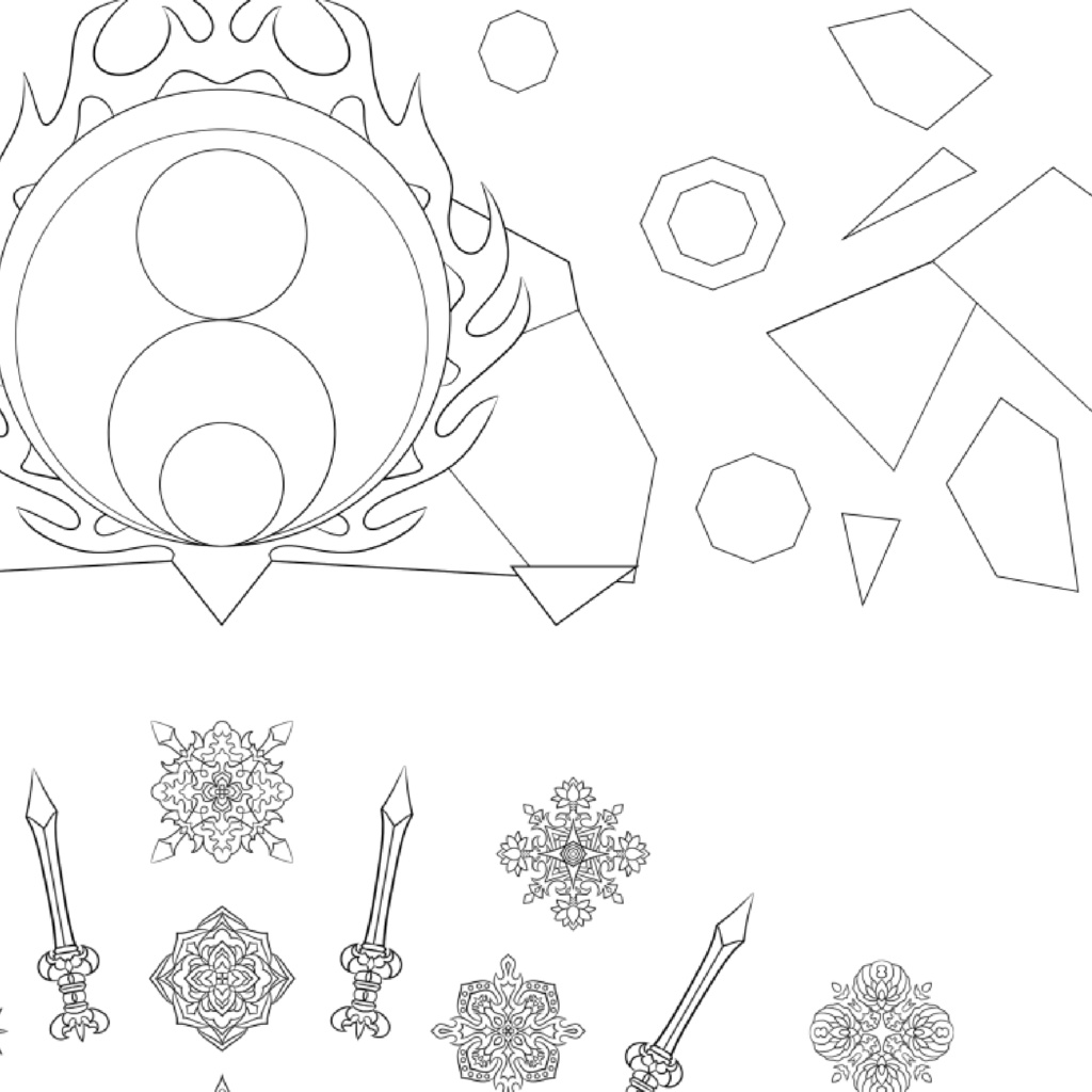 【ダウンロード】線対不動明王曼荼羅 全5種