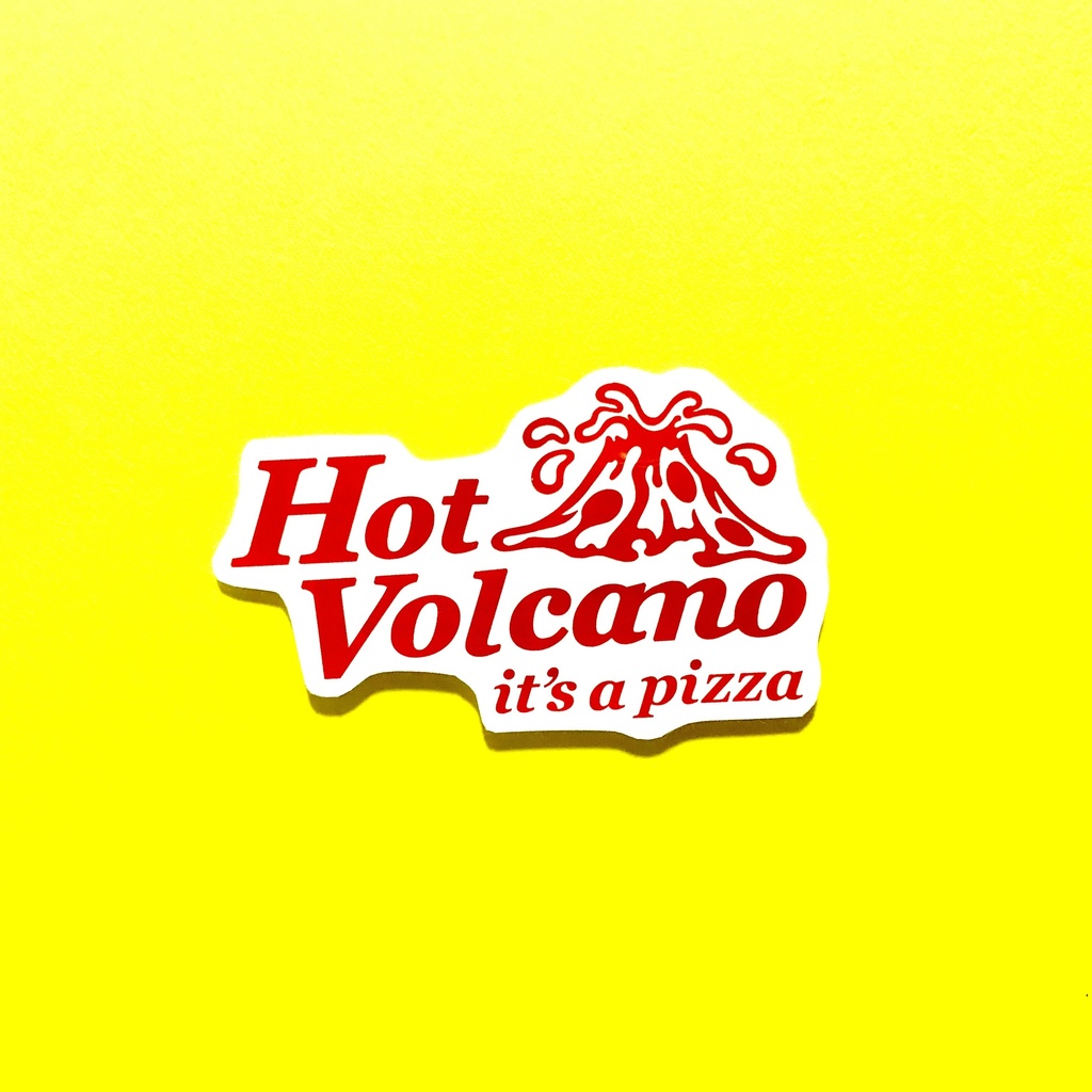 Hot Volcano ロゴステッカー