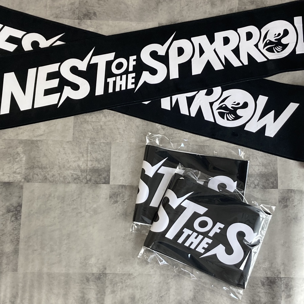 NEST OF THE SPARROW ロゴタオル