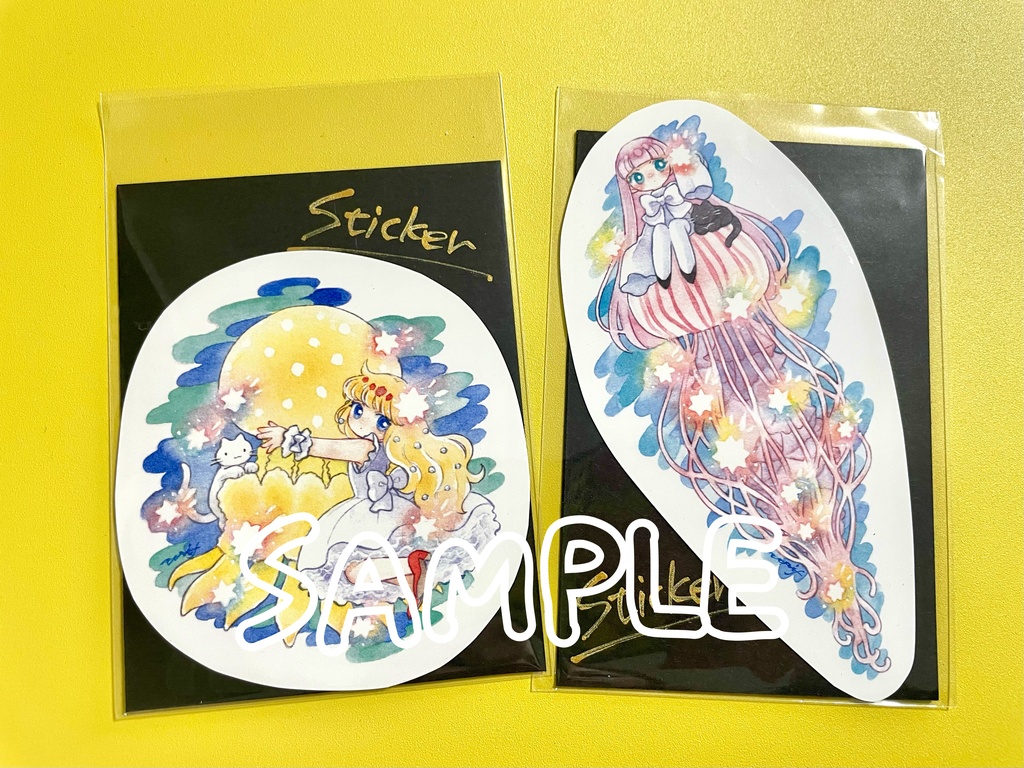 ステッカー：くらげ