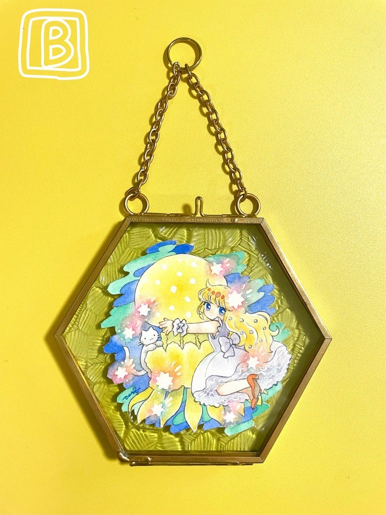 額装小原画:くらげ