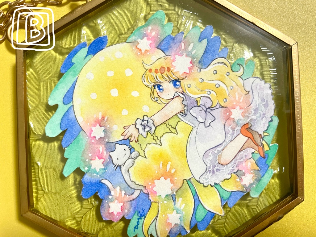 額装小原画:くらげ