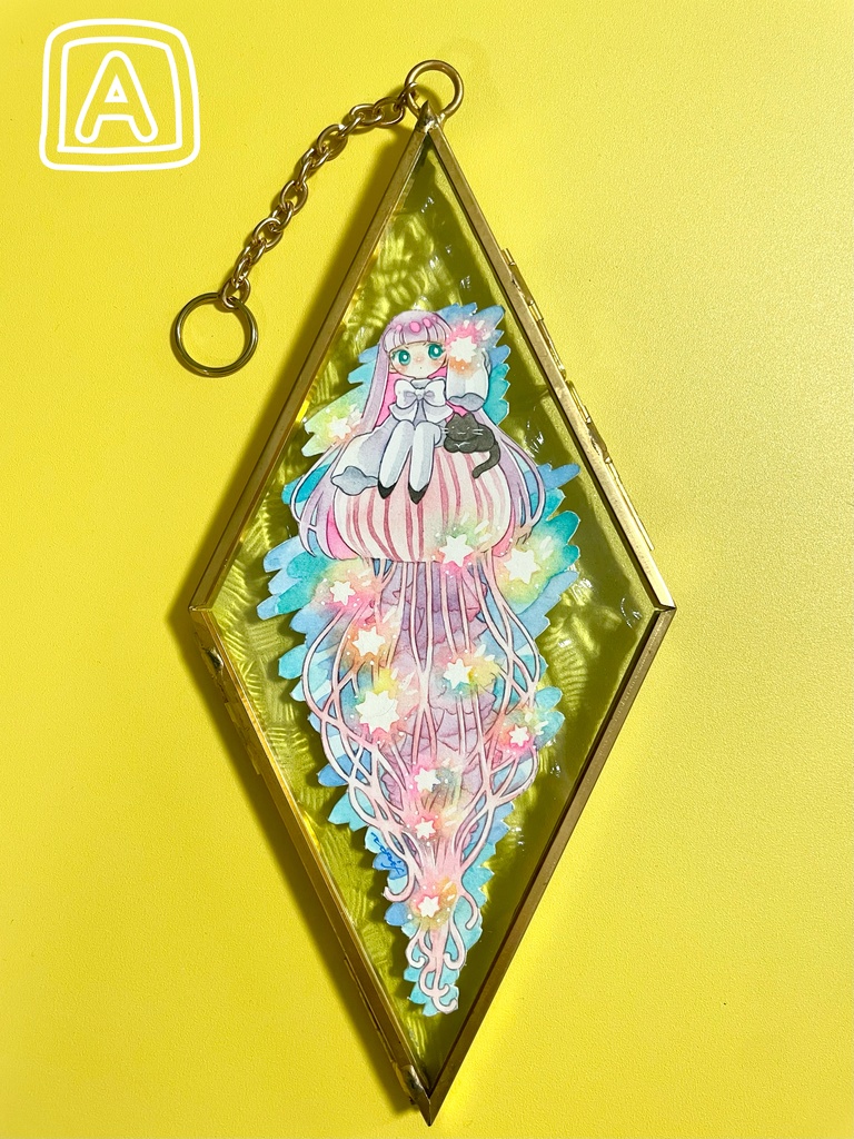 額装小原画:くらげ