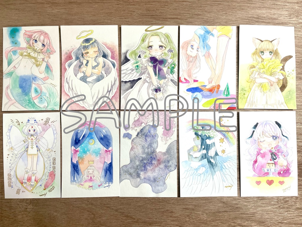 ドローイング原画：旧作いろいろ