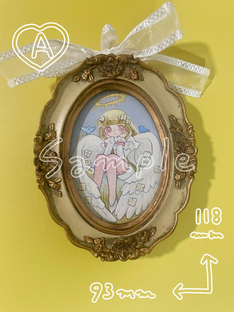 【3/9(月)22:00販売開始】額装小原画:アンティーク風