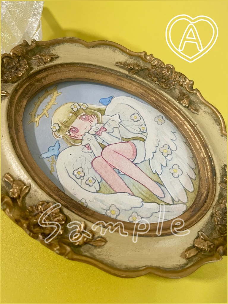 【3/9(月)22:00販売開始】額装小原画:アンティーク風