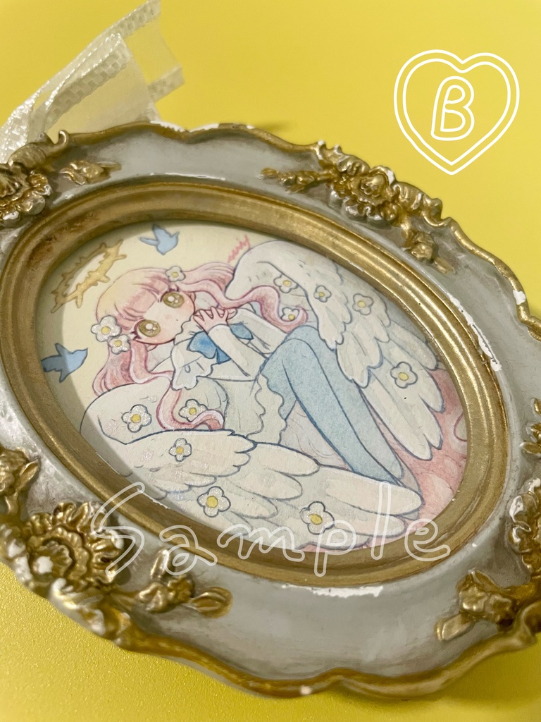 【3/9(月)22:00販売開始】額装小原画:アンティーク風