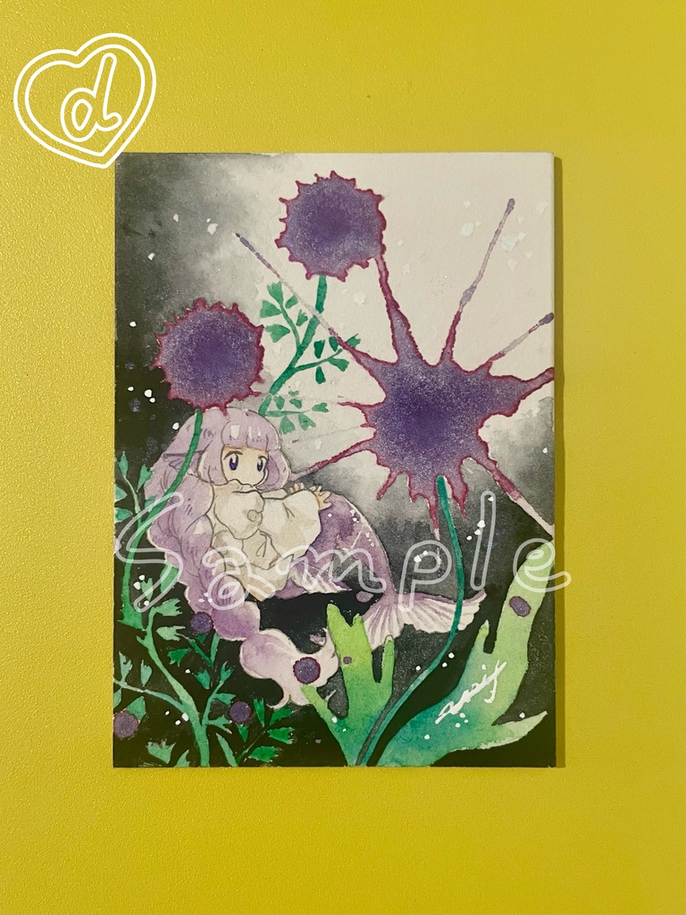 【3/9(月)22:00販売開始】ATC原画:雫花と人魚