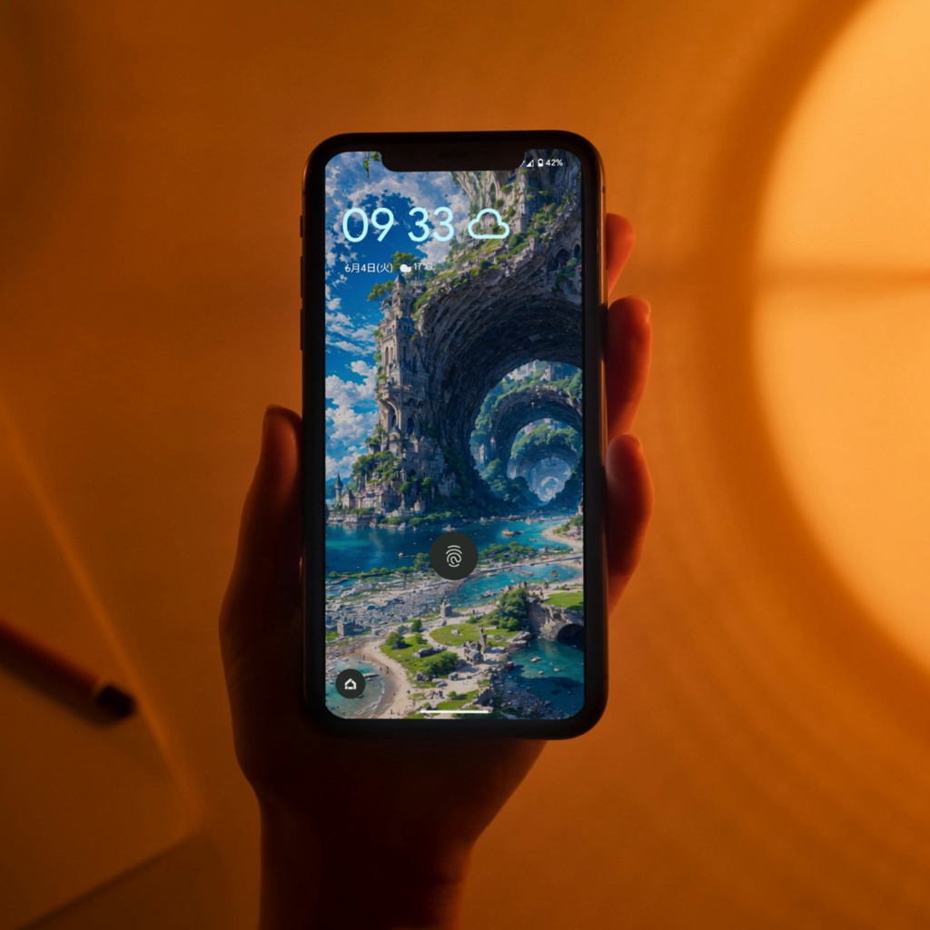 スマホ壁紙【岩海】