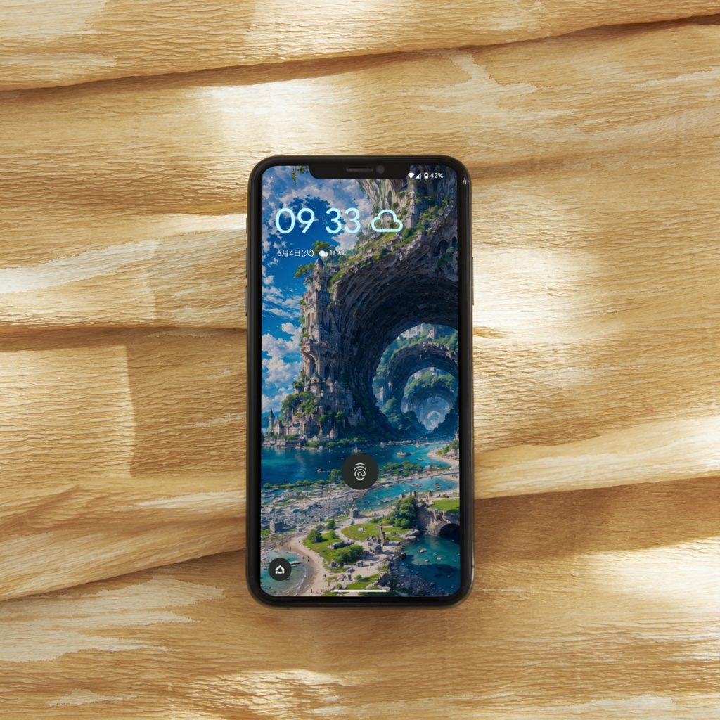 スマホ壁紙【岩海】