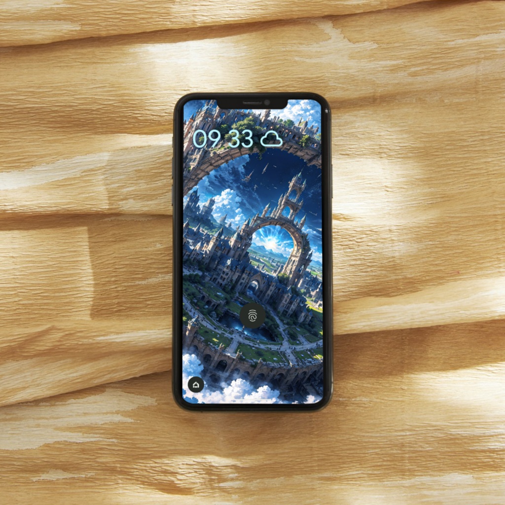 スマホ壁紙【青眼】