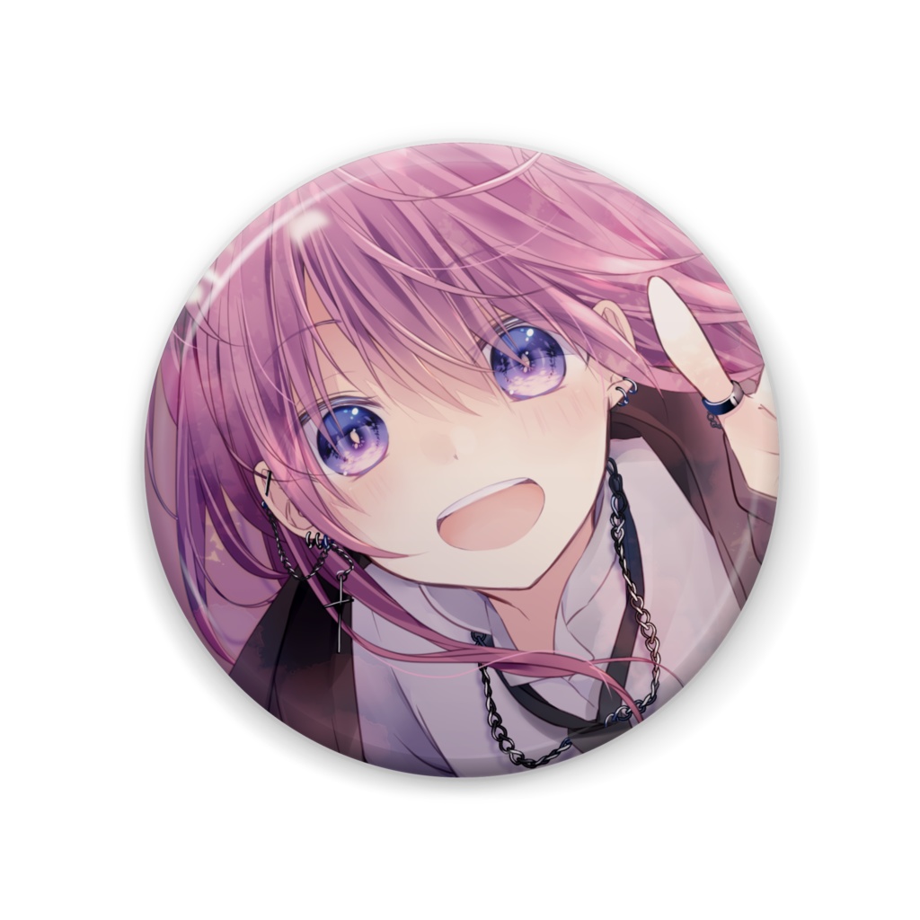 ゆず缶バッジ