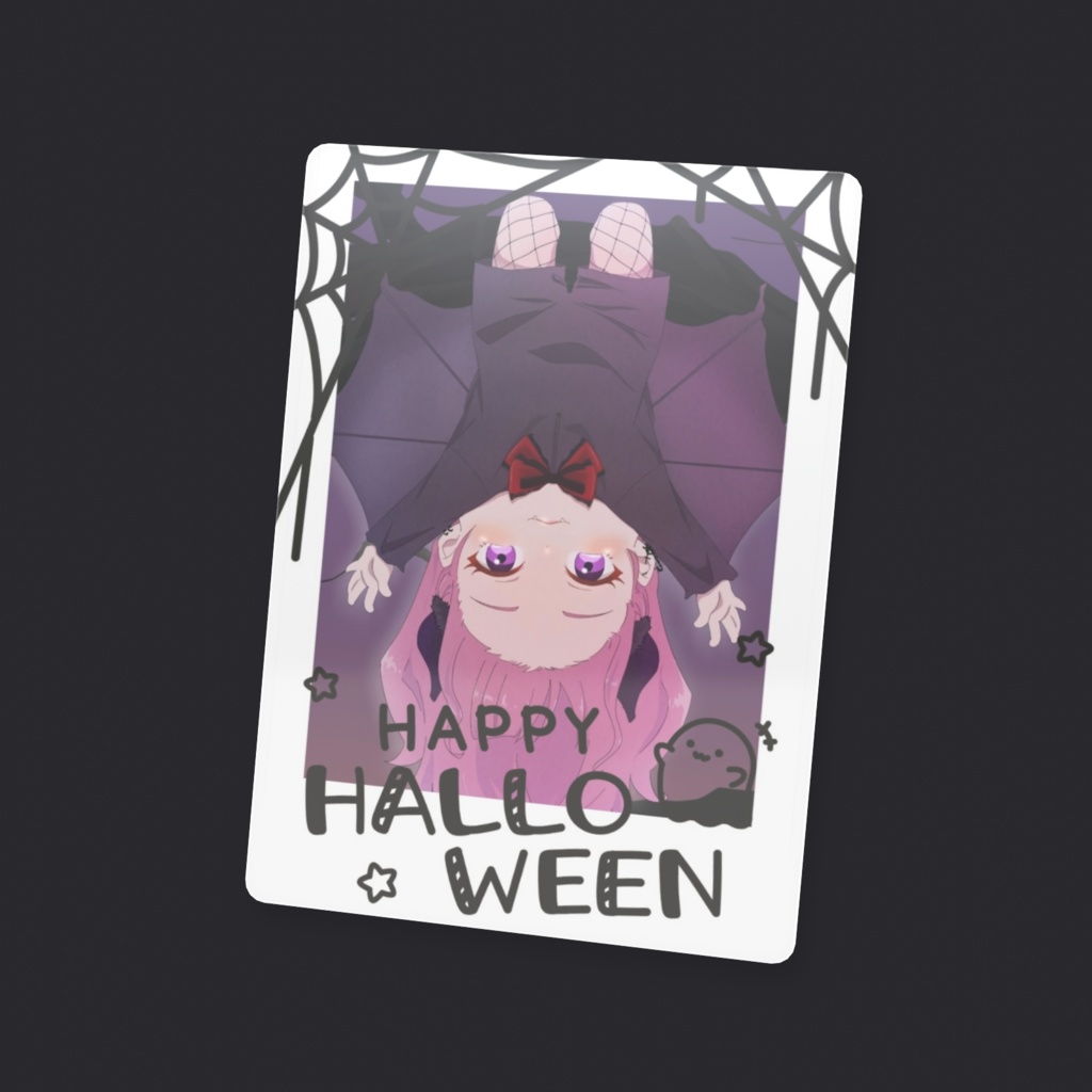 はっぴーはろうぃんチェキ風カード