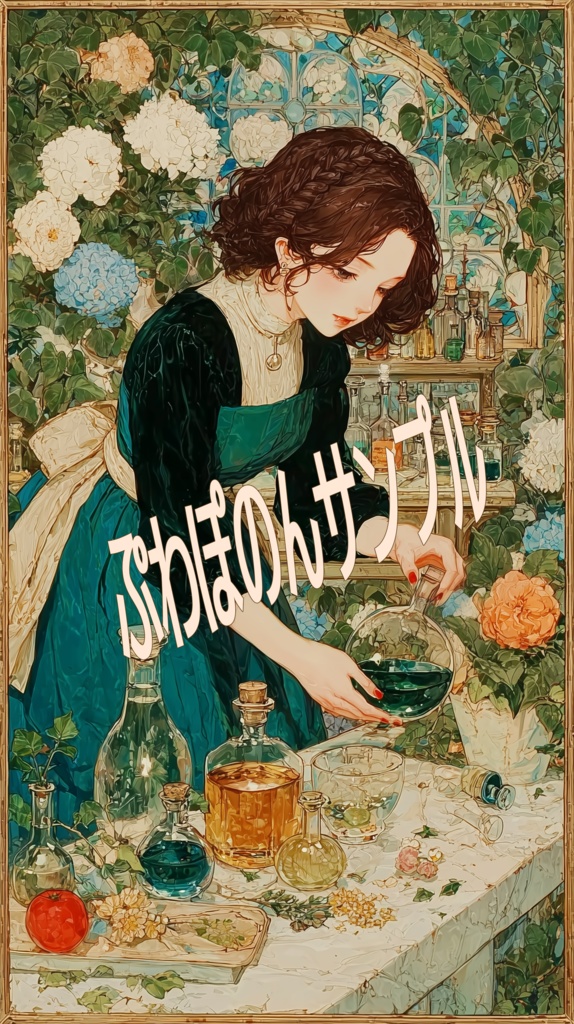 香水を喰らう吸血鬼より【秘密の調香室】水彩イラスト集14枚(未公開イラスト11枚含む)