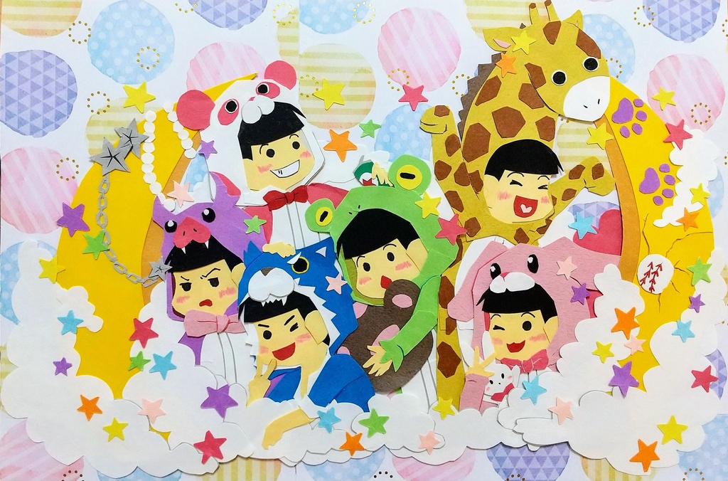 【色紙人形】パジャ松